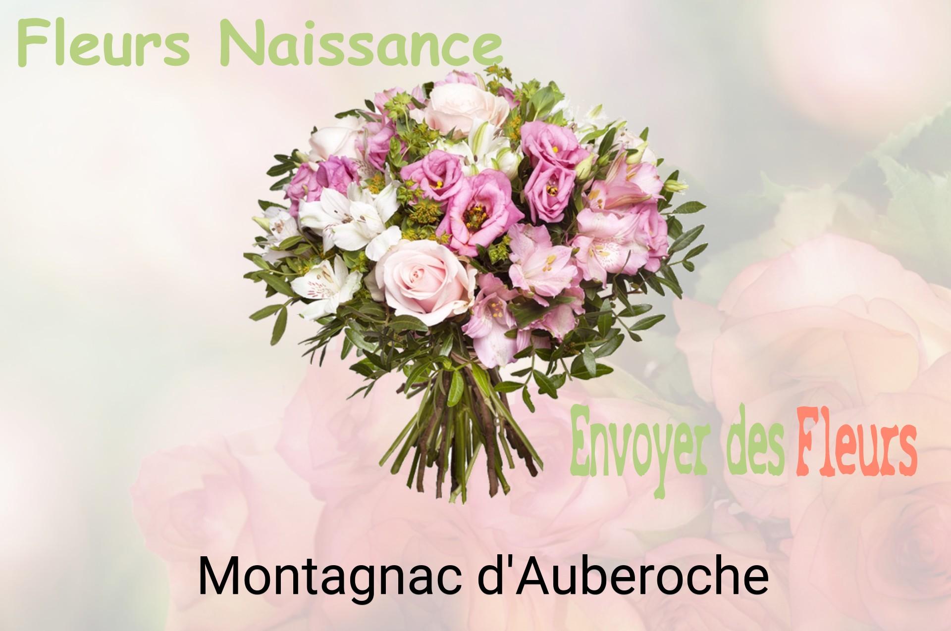 Bouquet de fleurs de naissance livré à Montagnac-d'Auberoche