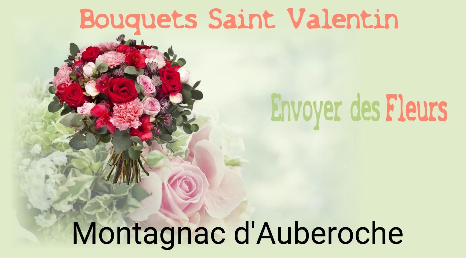 Roses de Saint-Valentin livrées à Montagnac-d'Auberoche